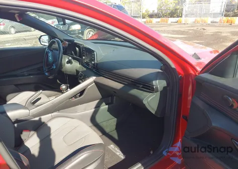 2021 Hyundai Elantra N Line from USA, damaged, VIN KMHLR4AF9MU170249